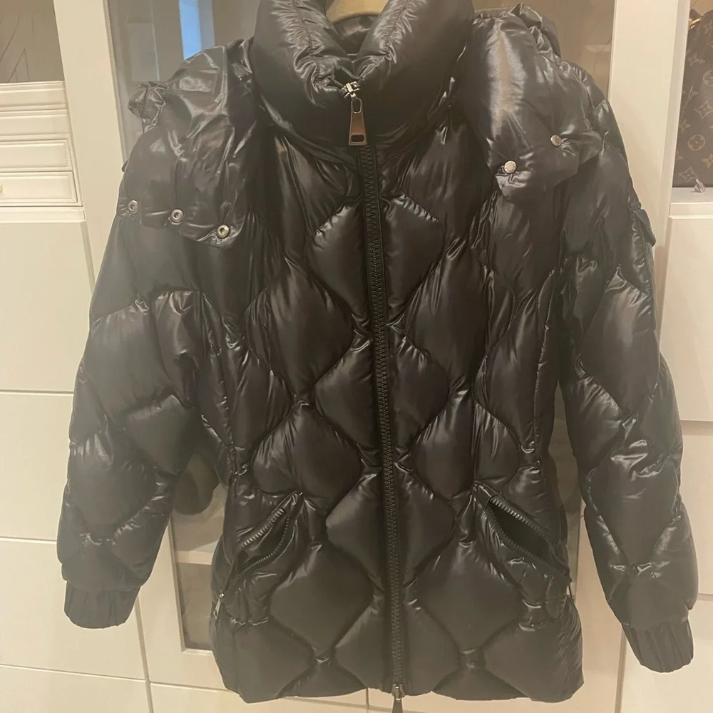 Moncler puffy black jacket size 0 - Picture 6 of 6